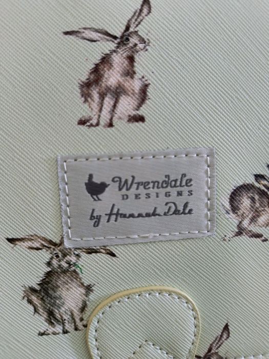 Torebka jasnozielona w króliki Wrendale Designs