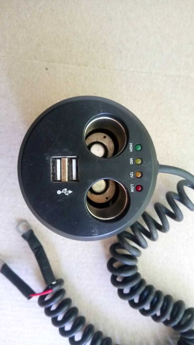 Зарядка 12 вольт USB 5 вольт блок питания 12v 1 ah
