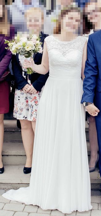 Suknia Ślubna AmyLove Boho r. M 38