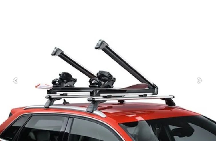 Oryginalny, nowy uchwyt na narty 4 pary nart/2 snowboardy