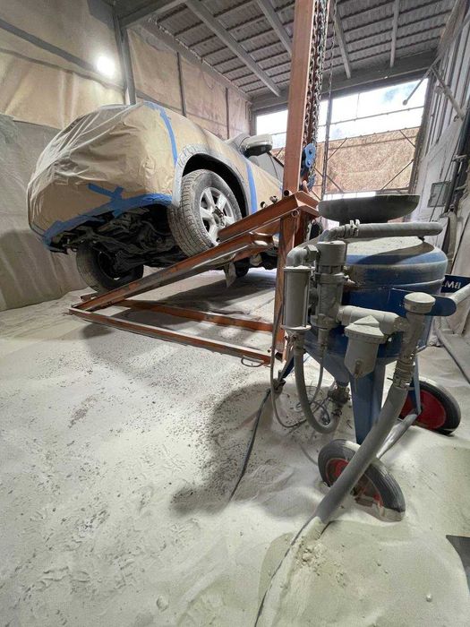 Антикорозійна оброка авто та рам Піскоструй Порошкове фарбування