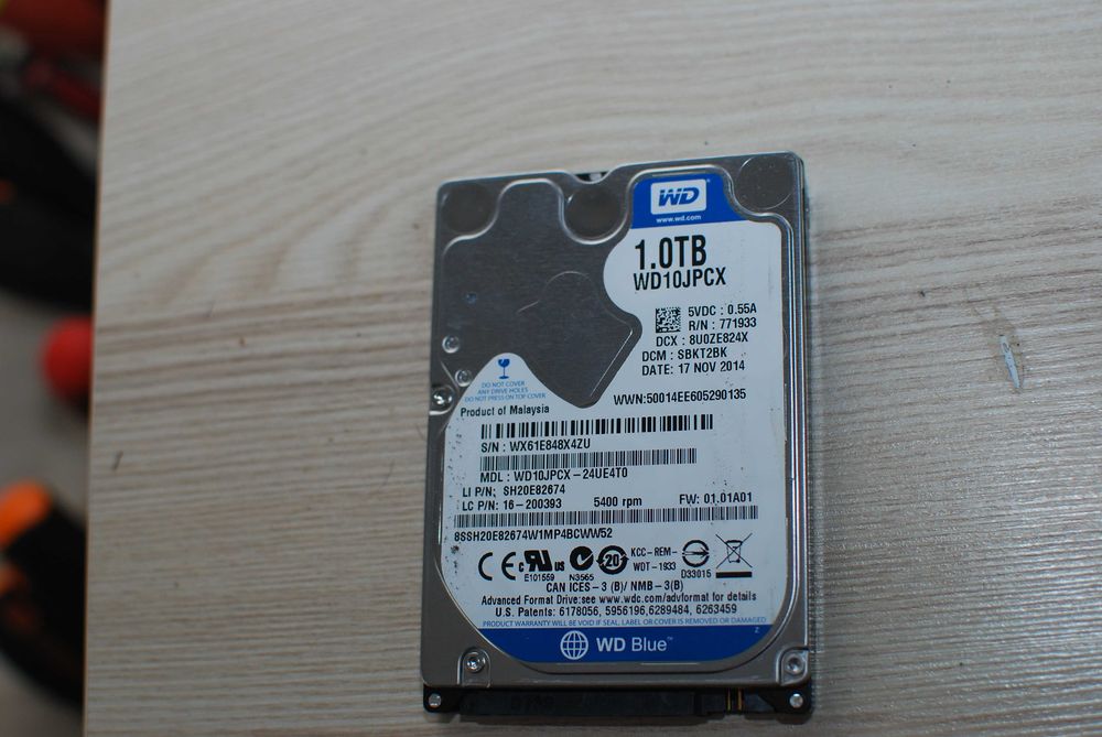 Dysk WD  HDD 2,5" do laptopa  1 TB sprawny .