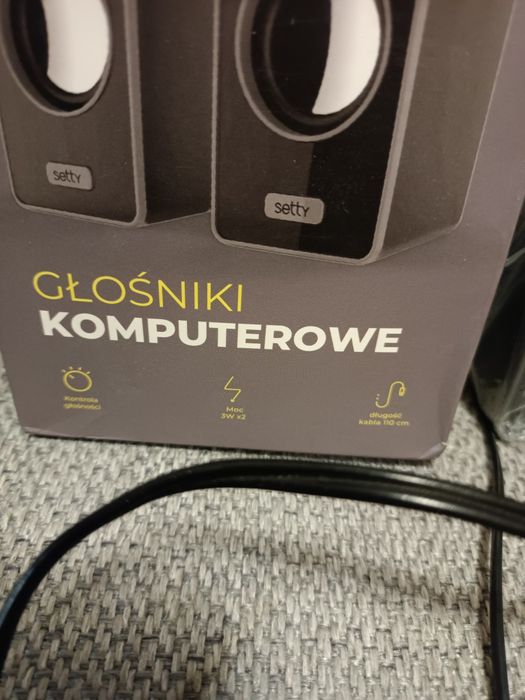 Głośniki komputerowe nowe,