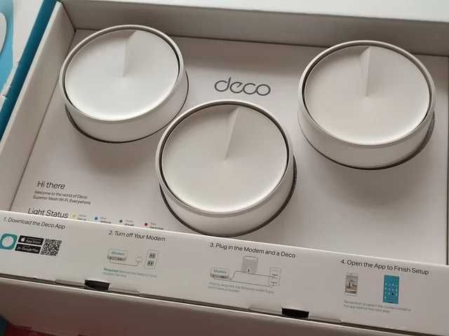Kit 3x Deco X20 Tp-Link repetidor Wi-Fi 6