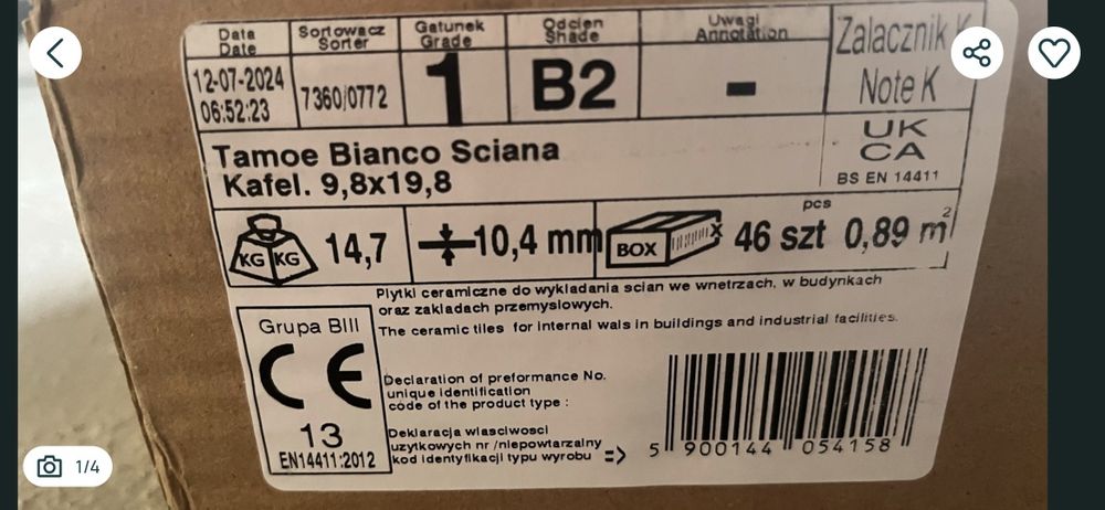 płytki ścienne ceramika paradyż
