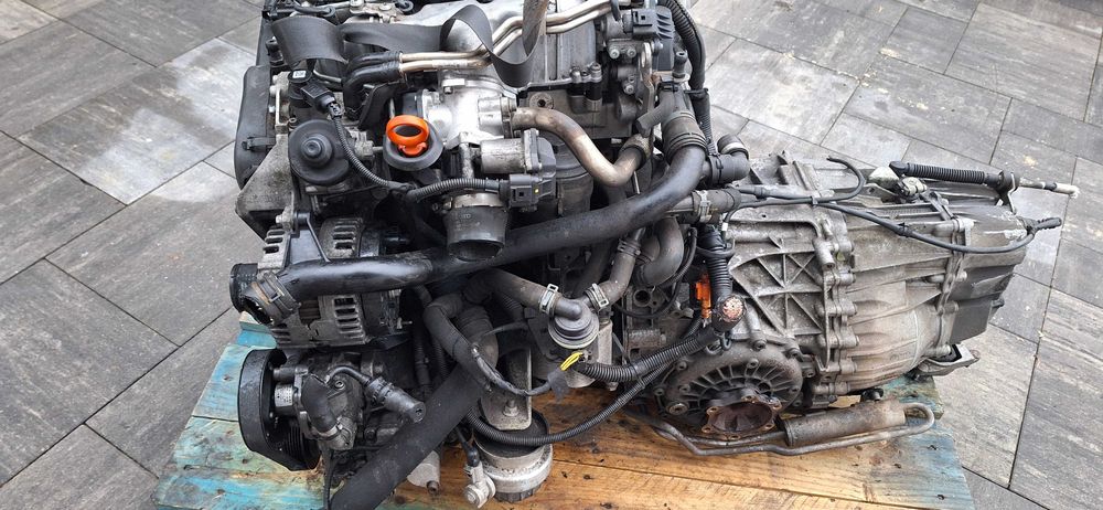 Silnik kompletny 2.0 TDI CAG CAGB Turbo Wtryski Komplet Sprawny Zobacz