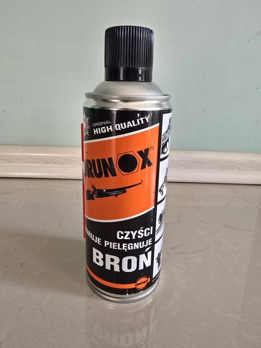 Spray do czyszczenia i konserwacji lufy broni 400ml brunox bron