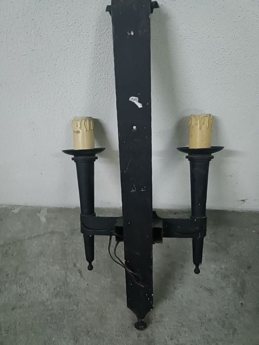 Candeeiro em ferro antigo