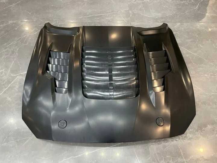 Капот алюміній GT500 KR Style на Ford Mustang 2018-2021 (PFD20042KRA)