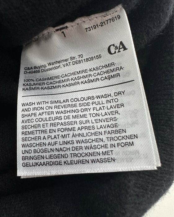 C&A гольф водолазка 100% кашемір