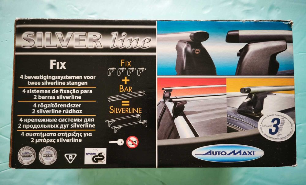 Barras de Tejadilho AutoMaxi Silver Line FIX 003 (C/ Chave)