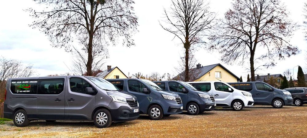 Wypożyczalnia / wynajem RENAULT TRAFIC 2026 busa 9 os. NOWE BUSY KRAKÓW