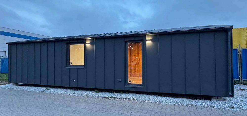 Całoroczny Dom Modułowy z drewna CLT- bez pozwolenia.