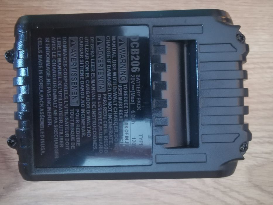 Bateria DeWALT 6 AH - 3 sztuki