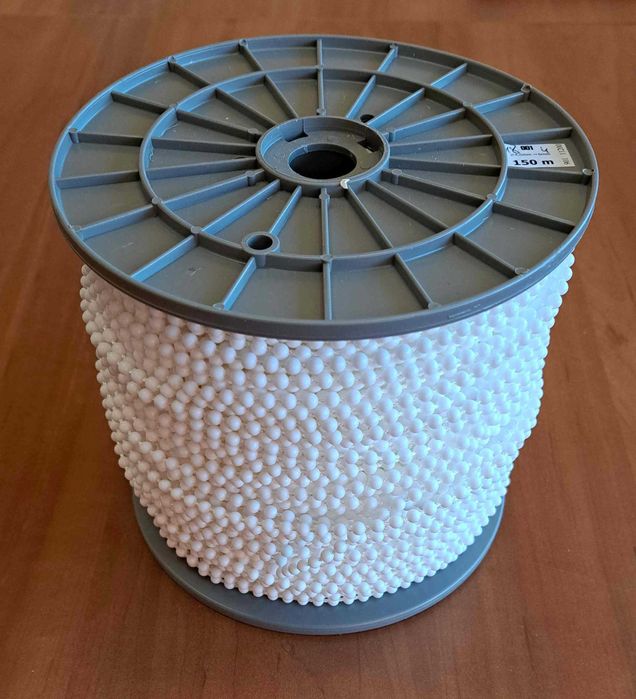 Łańcuszek operacyjny  do rolet żaluzji LUX 4,5x6mm rolka 150m polski