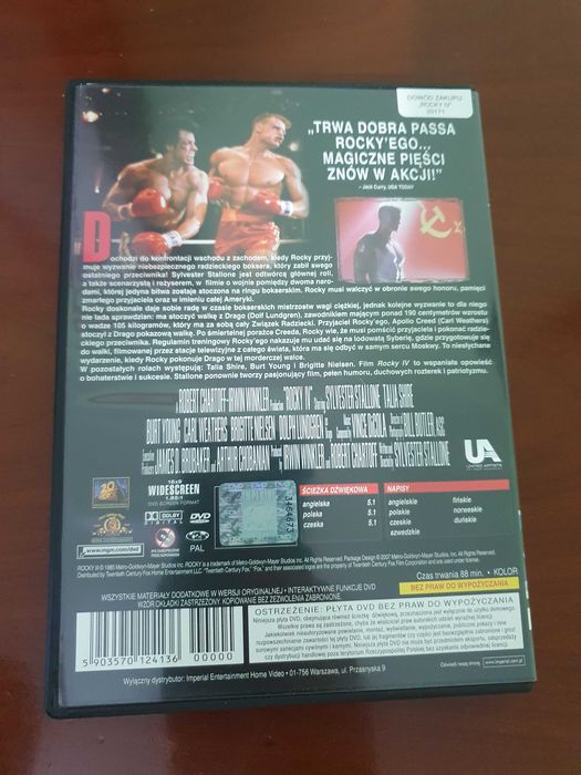 Rocky 4 DVD Lektor Pl