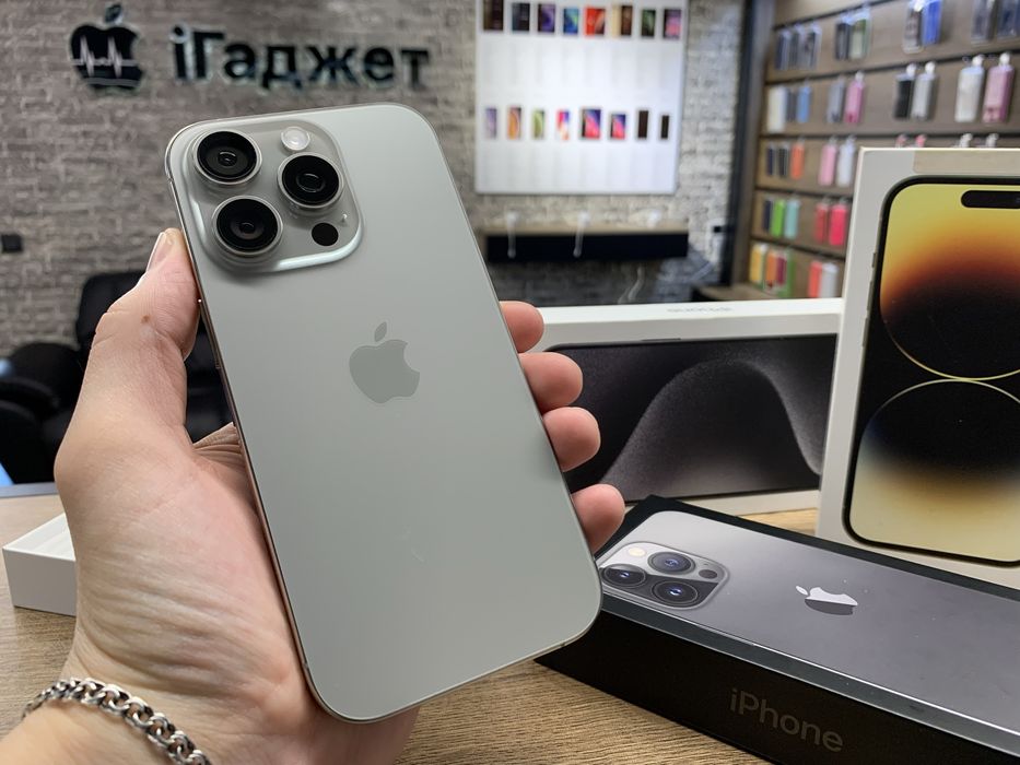 iPhone 15 Pro Max 512GB (Natural Titanium) Neverlock. Кредит. Гарантія