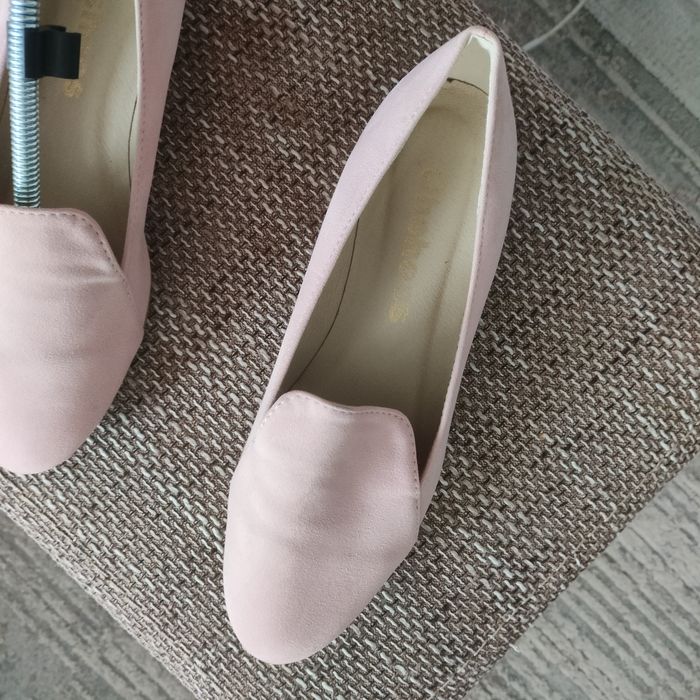 Buty ze skóry welurowej mokasyny