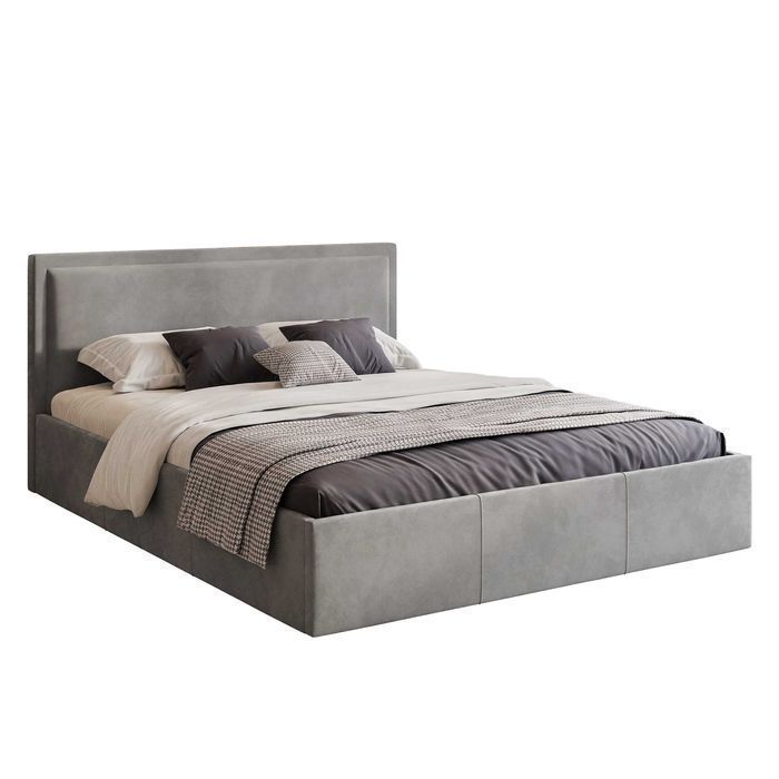 Łóżko tapicerowane STELVIO z pojemnikiem, stelażem 120/140/160/180x200