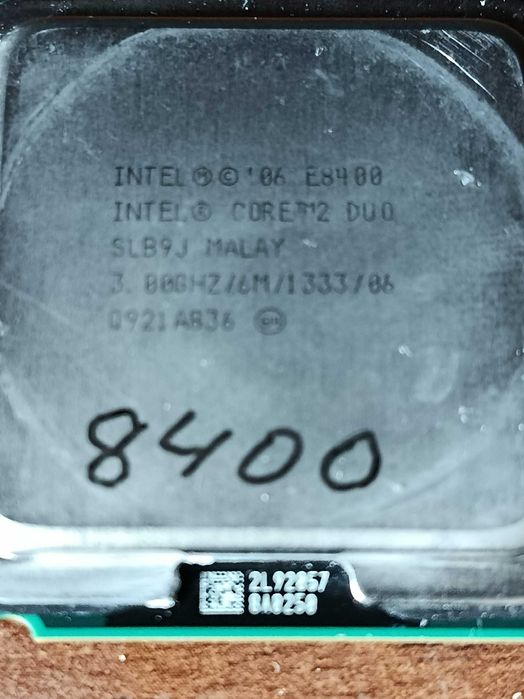 Intel Core 2 DuoE8400