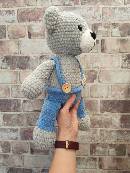Mis miś misiu na szydełku dostępny od ręki handmade na prezent