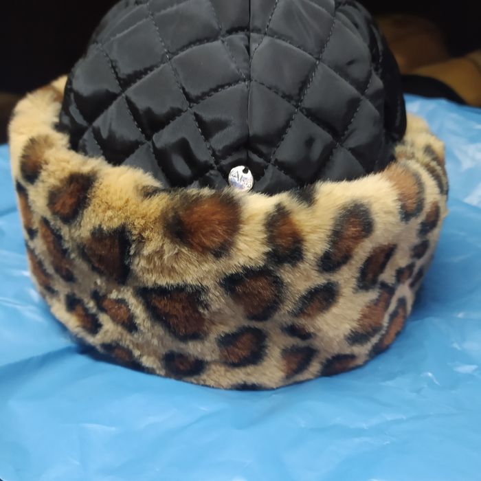 Шарф палантин сердечка, шапка лео