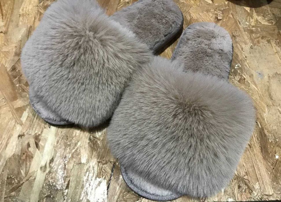 Жіночі тапочки хутро штучне Женские меховые тапочки 36 - 41