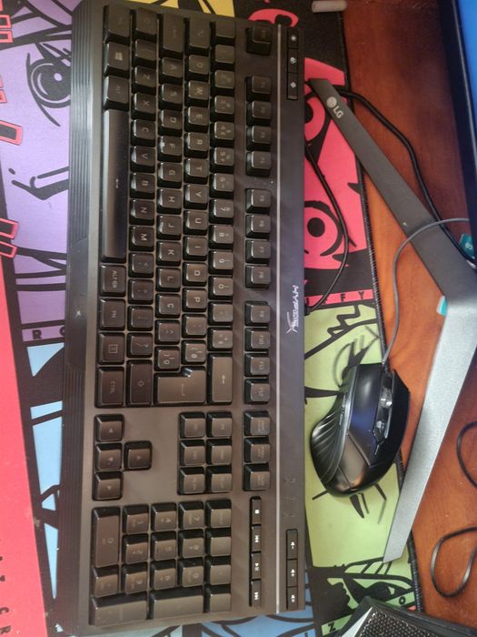 Monitor gaming teclado etc