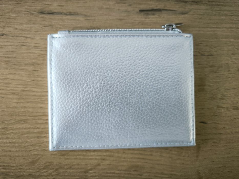 Nowy card holder Swarovski srebrny portfel na karty