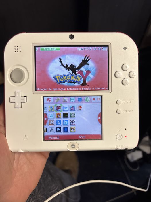 Nintendo 2DS desbloqueada com cartao sd 128gb
