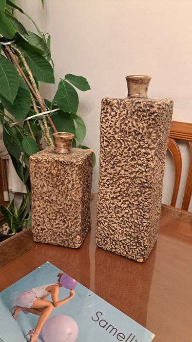 2 peças de louça de decoraçao usadas