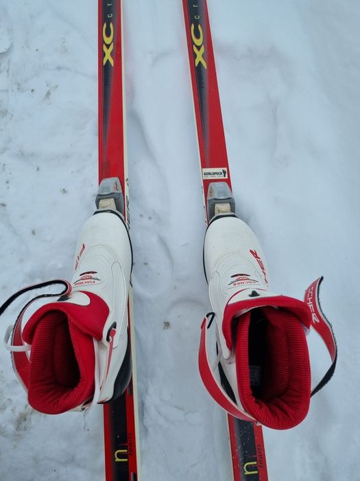 Narty biegowe Fischer XC Crown 210 cm + buty Fischer 40 2/3