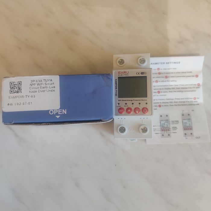 Реле напруги Earu EAMPDW-TY-63 WiFi