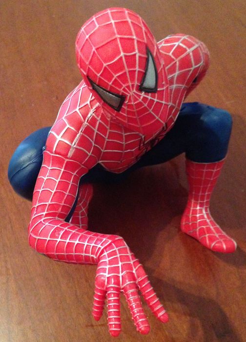 Boneco do Spider-Man com gel banho novo selado
