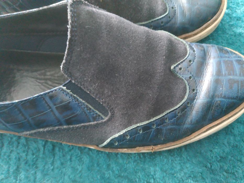 Clarks skórzane mokasyny damskie 40