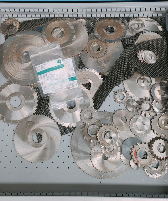 Discos, fresadora Metal duro e HSS diversos tamanhos