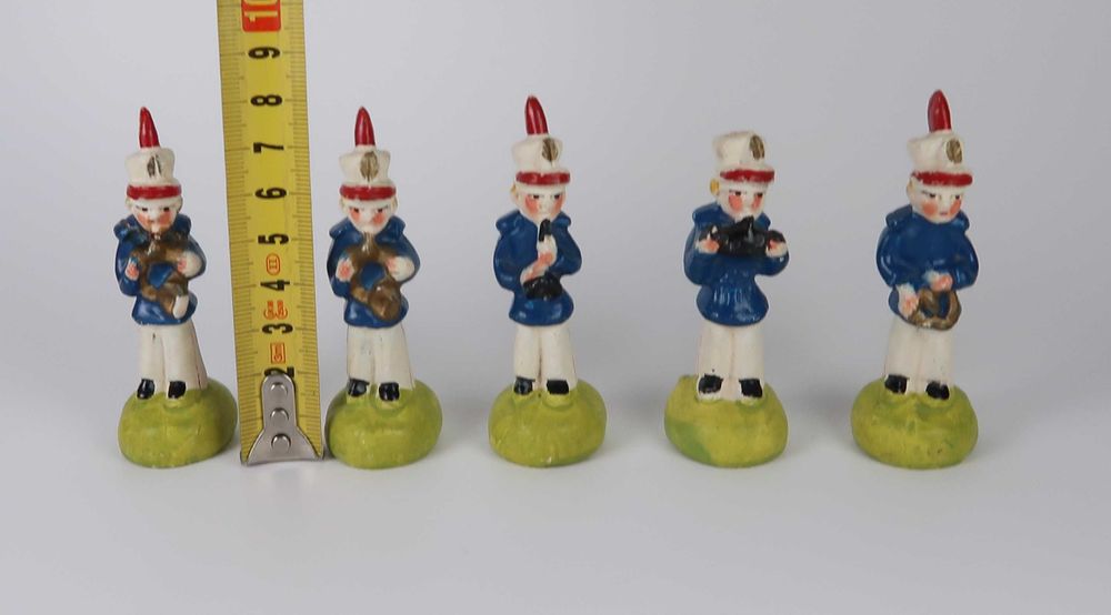 5 Figurados de Barcelos antigos - musicos