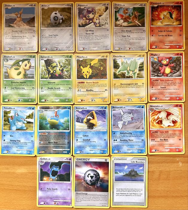 Cartas Pokemon - 8 Baralhos + 100 Unidades