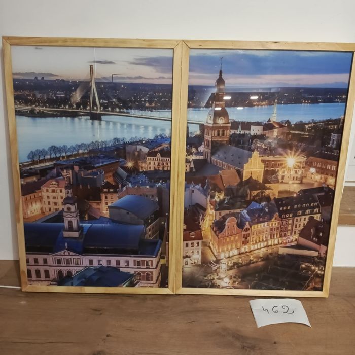 Obraz podświetlany okno dekoracyjne CCRETROILUMINADOS