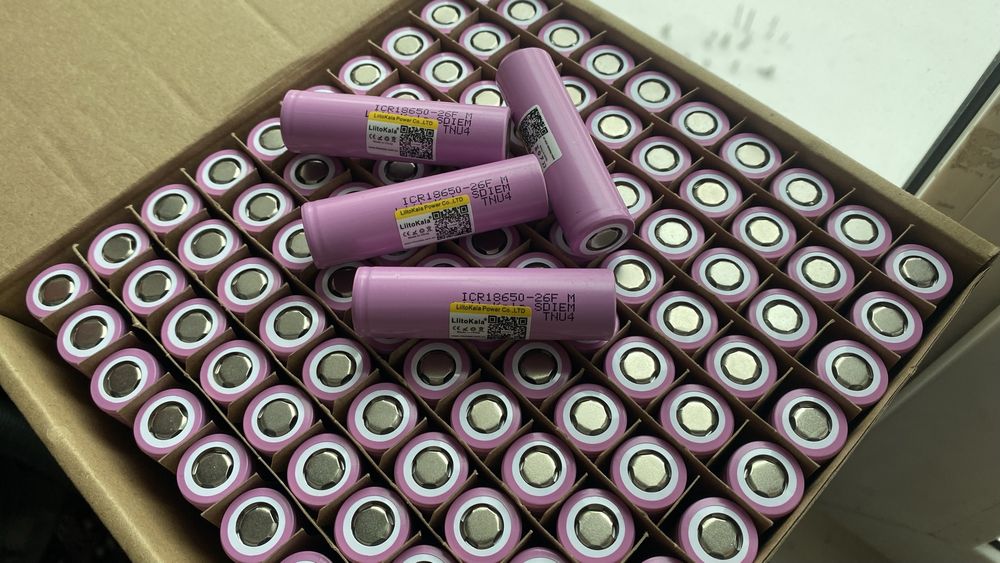 НОВЫЕ ! Качественные Li-ion аккумуляторы LIITOKALA 18650 2600mAh