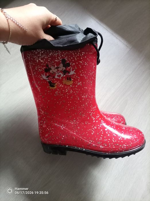 Brokatowe kalosze z Minnie 29/30