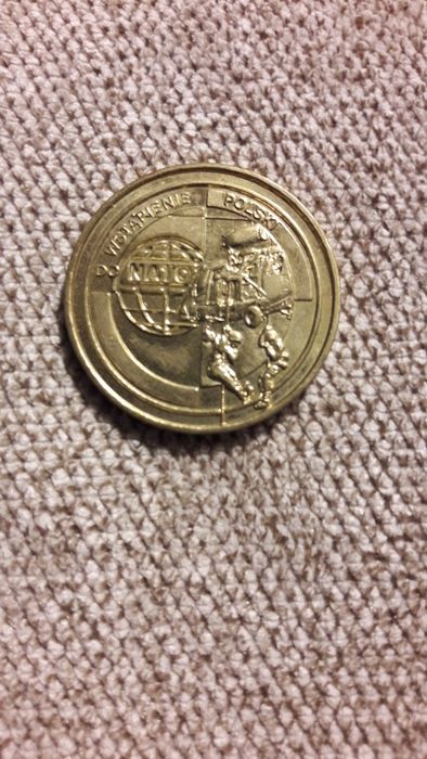 Moneta 2 zł wstąpienie Polski do NATO