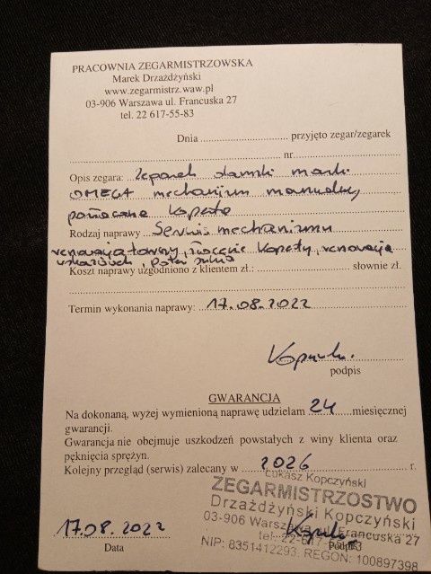 Omega cal. 244 piękna damska kostka w idealnym stanie