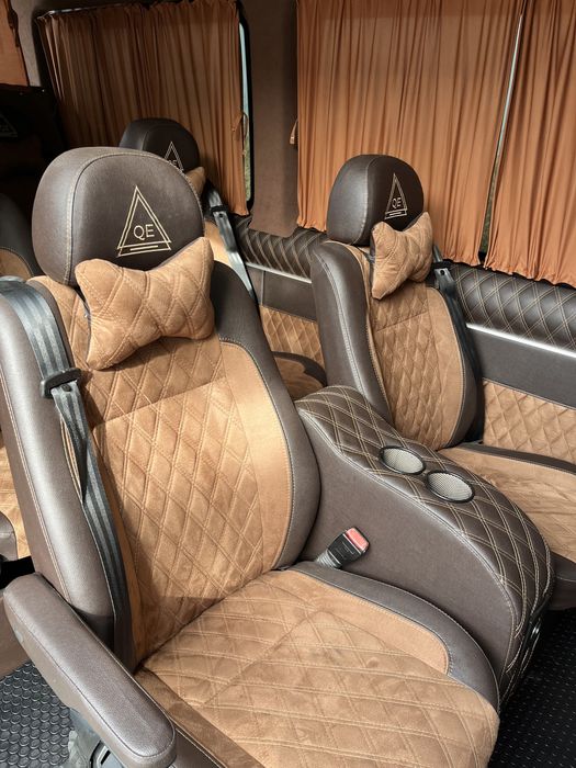 Переоборудование микроавтобусов, обшивка бусов, перетяжка сидений