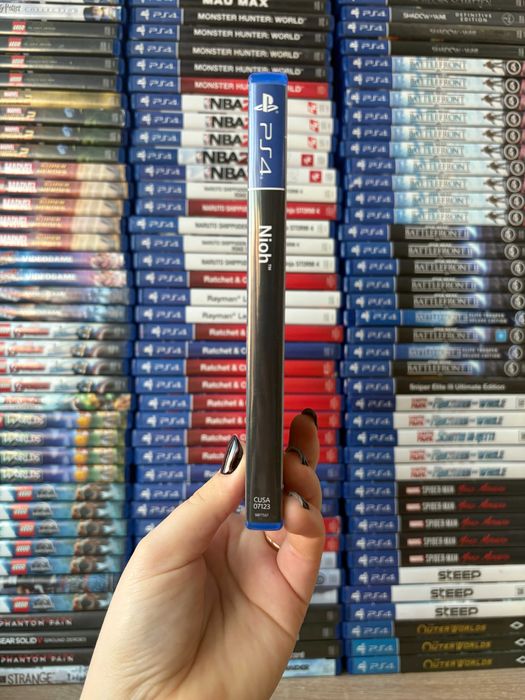Гра Nioh на ps4, диск з грою на пс 4, ліцензія