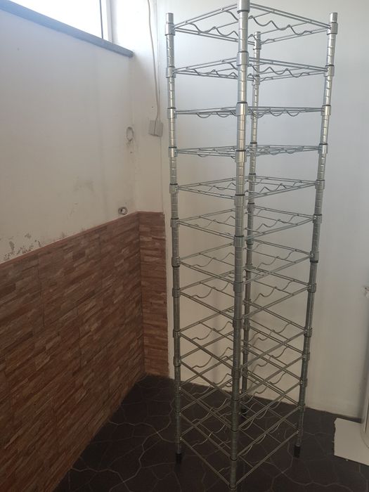 Estante garrafeira suporte para 52 garrafas