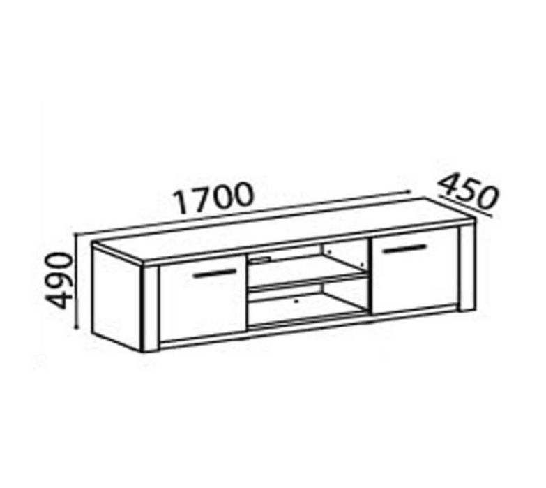 Móvel TV PARIS com 2 portas