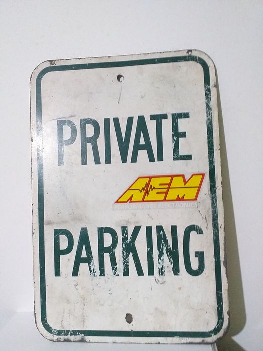 Placa antiga veio dos states