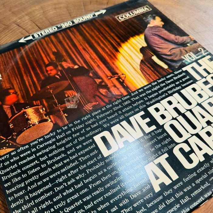Dave Brubeck	At Carnegie Hall Vol.2	EX/EX-	Japan LP	1963	CBS	PSS-49
