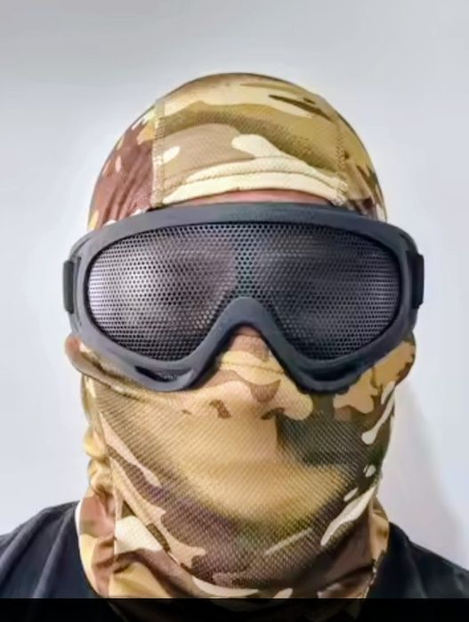 Маска ветрозащитная очки на мото, вело